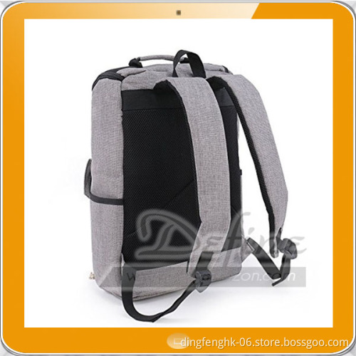 Lightweight Canvas Leather Travel Backpack